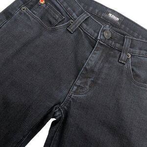 Hudson Women's Colette Mid Rise Skinny Jeans Size 27 Black Ankle Cropped